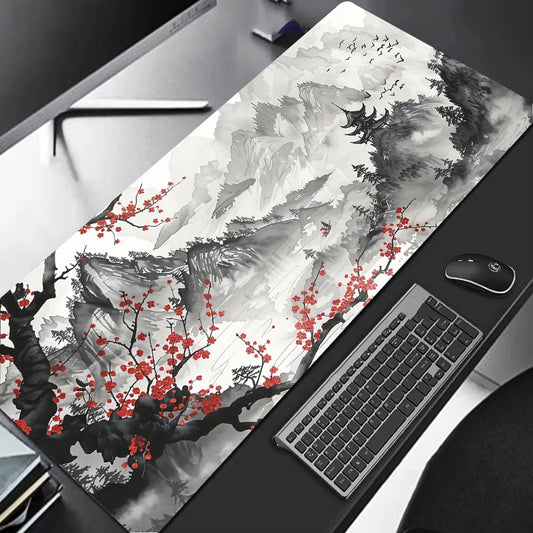 Sakura Scenery Mouse Pad Large Anti-Slip Rubber Gaming Mouse