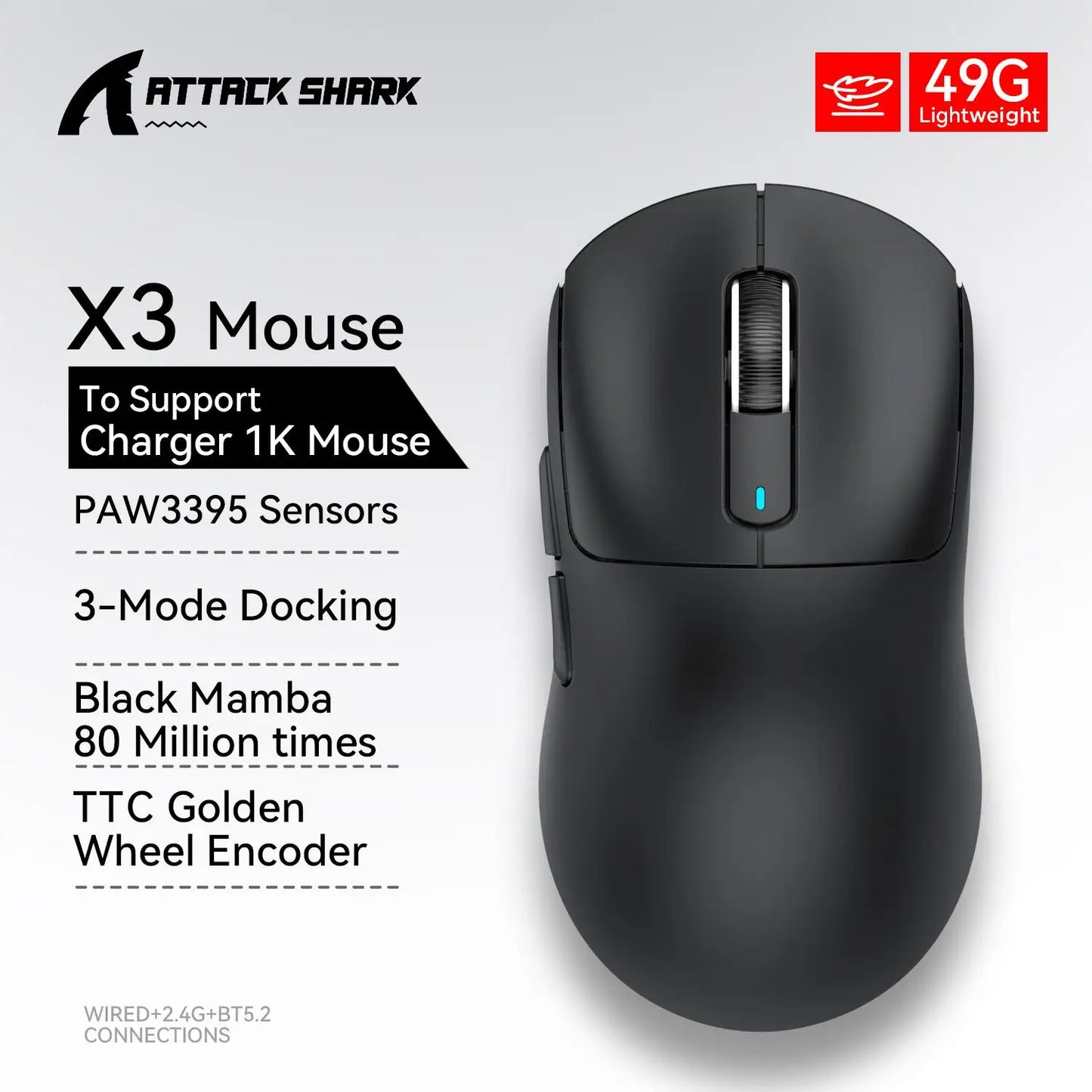 Attack Shark X3pro X3 Wireless Mouse,