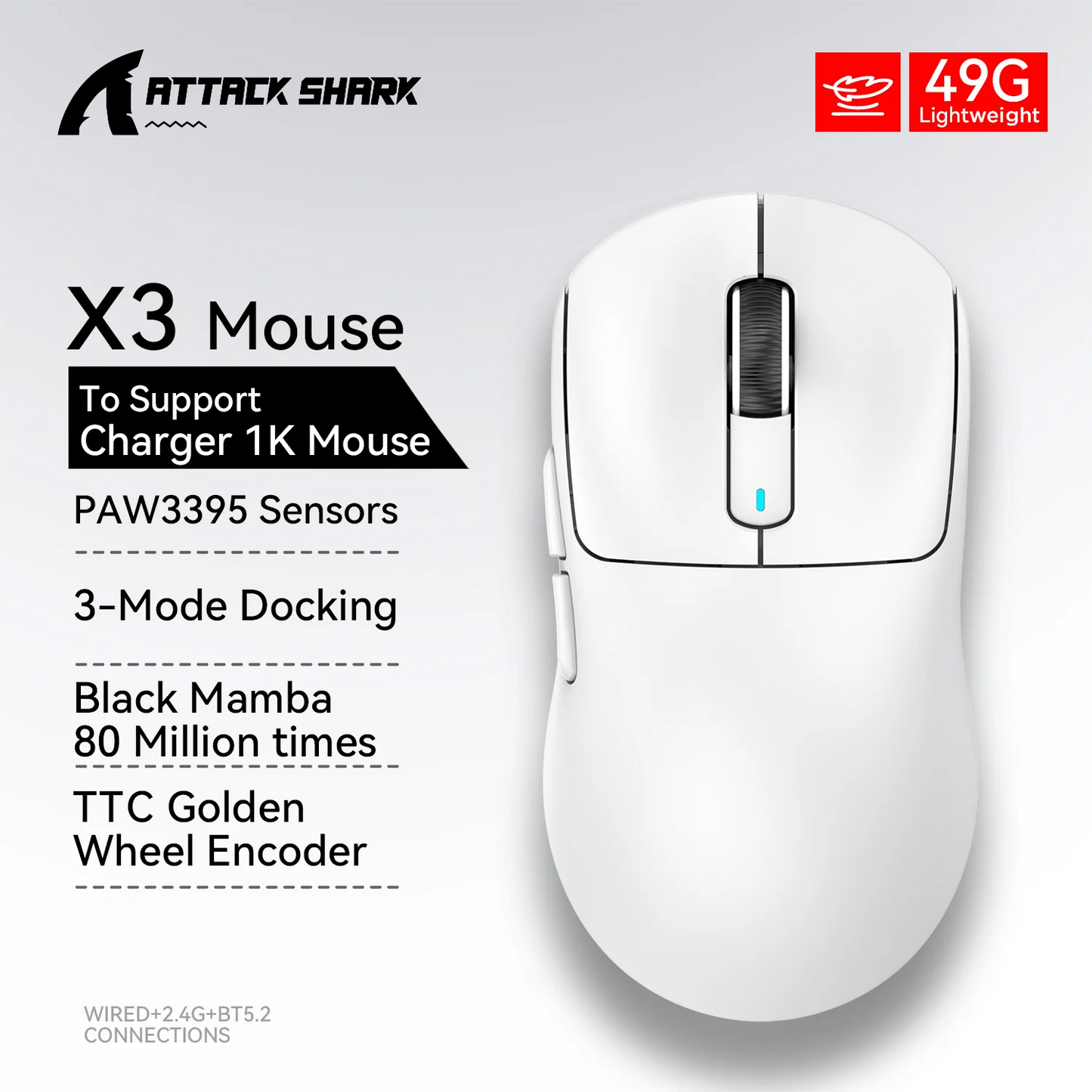 Attack Shark X3pro X3 Wireless Mouse,